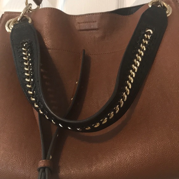 Calvin Klein luggage leather bag